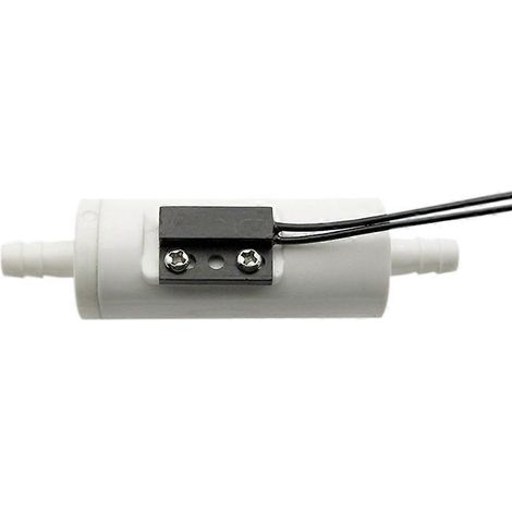 Interrupteur de débit magnétique à deux fils DC130V 10W, compteur de débit, coupe-circuit pour pompe à eau avec interface 8,5 mm, blanc (1/5)