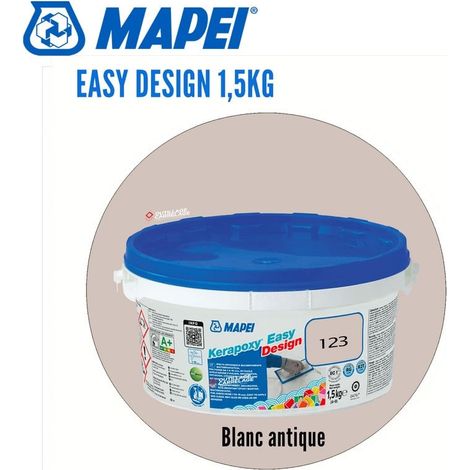 Joint époxy Kerapoxy Easy Design MAPEI  123 Blanc antique - 1,5 Kg