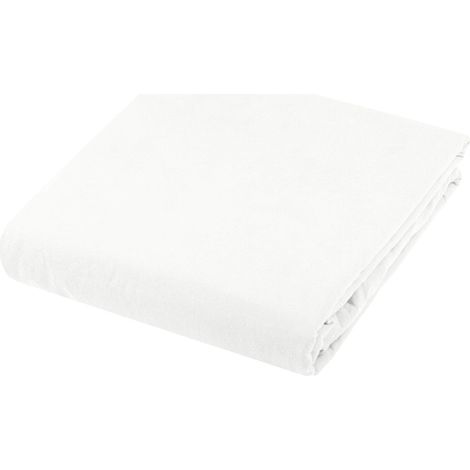 Housse de Couette Taille 140x200 cm 100% Coton Couleur Blanc Modèle Cottage Linge de Lit pour Maison Doux et Confortable pour Nid Douillet (1/2)
