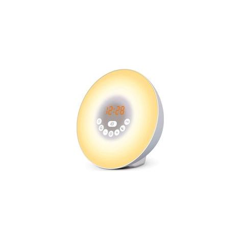 Réveil Lumineux - Simulateur d'aube - Avec Option Afficheur Eteint - Vivez des Matins Plus Zen - Reveil Lumière Progressive (TL-850)