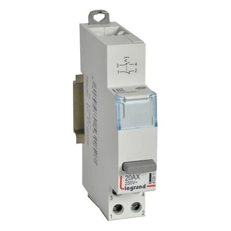 Inter poussoir modulaire simple fonction contact 1NO+NF - 1 module - LEGRAND