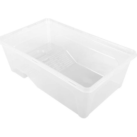 Aquarium pour reptiles avec aire de ponte, zone de repos et d'escalade, résistant et adapté aux tortues et aux bernard-l'hermite.-White M