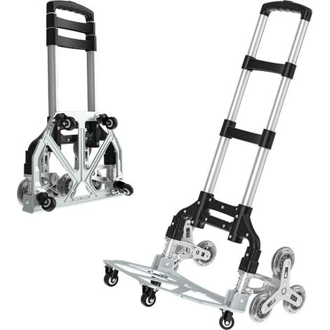 Garden cart, folding luggage cart, portable climbing shopping cart for travel