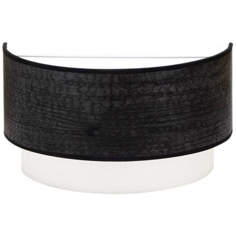 FABRILAMP Aplique de pared modelo Myriam en color Madera Negra