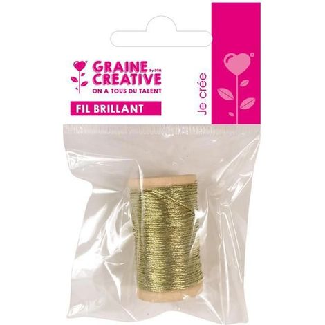 Fil brillant 20 m - doré (1/2)
