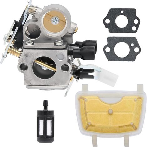 MS171 Carburateur pour Stihl MS181 MS211 MS181 MS181C MS181C-BE MS181CBE Tronçonneuse Remplacer pour Zama C1Q-S121C avec Filtre à Air (1/5)