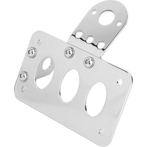 Support de plaque d'immatriculation latérale et support de feu arrière pour moto Cruise PrinceA (1/5)