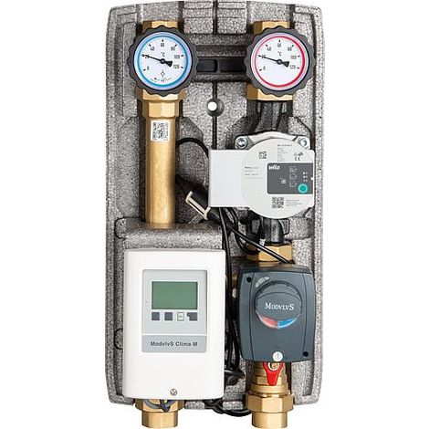 Kit circuit de chauffage Easyflow DN25 1" Clima6, regul. servom Wilo Para 25/6 (1/3)