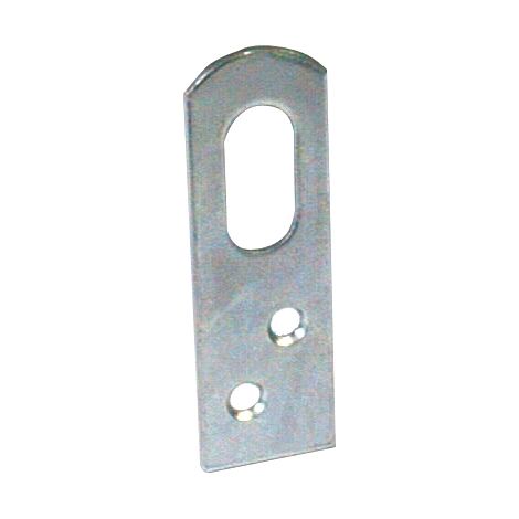 LASTRINA DIRITTA ACCIAIO ZINCATO 100 PZ.  con finestra mm.100