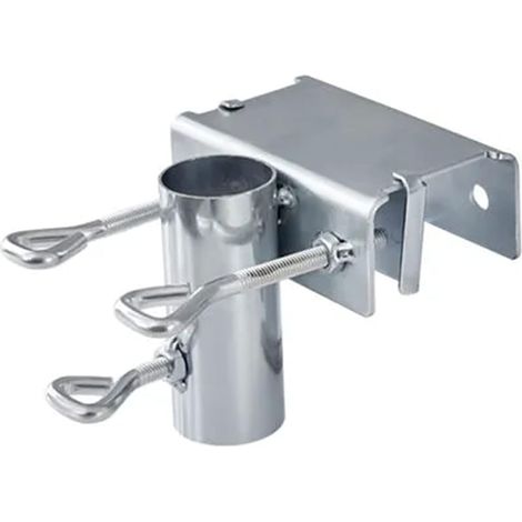 Clip in metallo per ombrellone, supporto da tavolo per balcone, giardino o ringhiera, diametro regolabile di 3,8 cm, ideale per esterni, camion e food truck. (1/5)