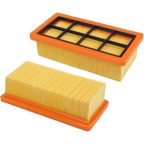 2 Filtre Remplacement pour Aspirateur Kärcher AD 3200, AD 3 Premium et AD 4 Premium (1/5)