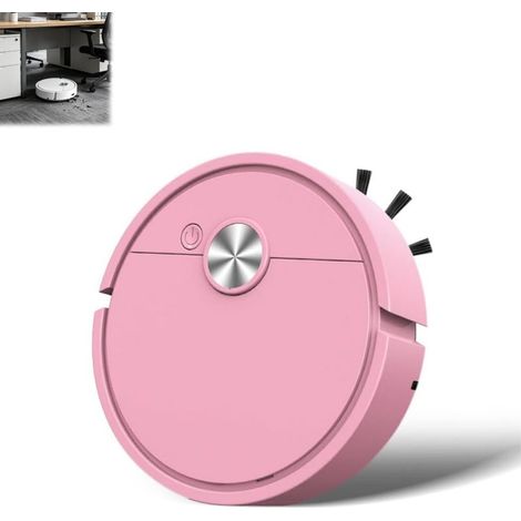 Beyamis Amateurs de maison, votre robot aspirateur ramasse la poussière, balayage intelligent, nettoyage automatique intégré, aspirateur 8088-18 version rechargeable, rose. (1/5)