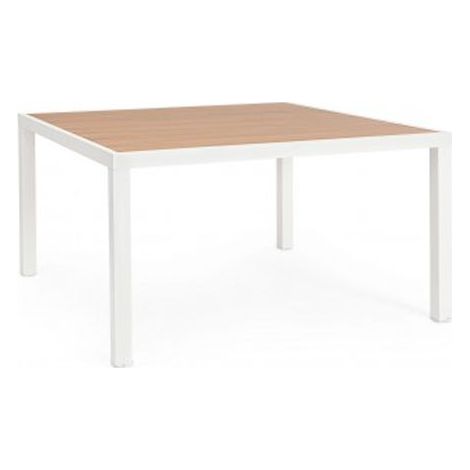 Tavolo da Giardino Quadrato Bizzotto Hilija 136X136CM Bianco - 664017