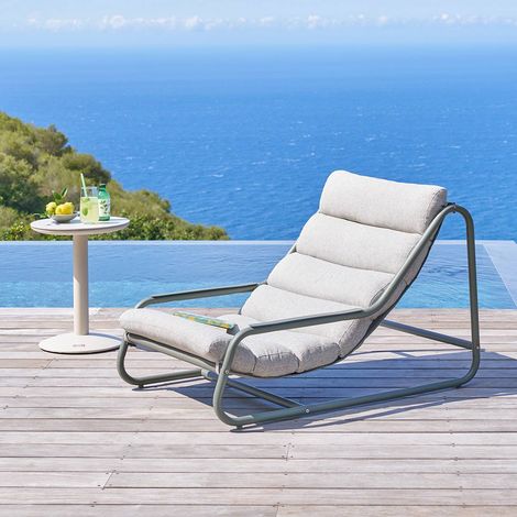 Fauteuil de jardin Celestam 1 place vert laurier - Hespéride (1/5)