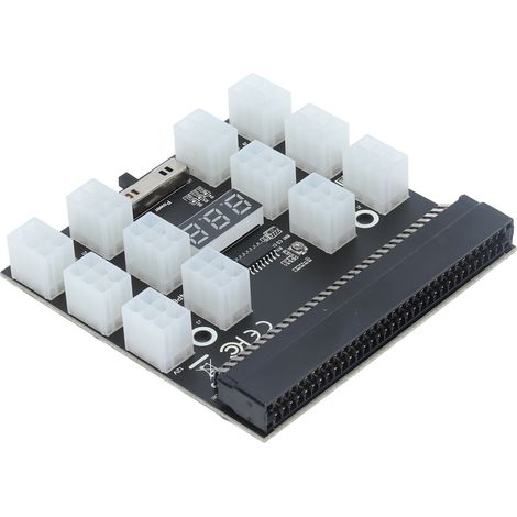 Netzteiladaptermodul, 12-Port, 6-polige Digitalanzeige, Verteilerplatine für HP-Server (1/5)