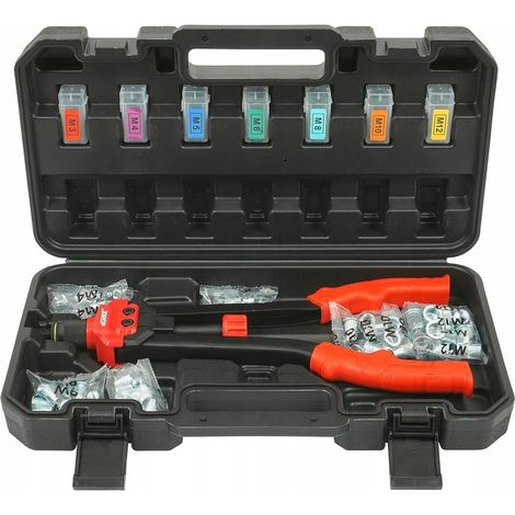 Handnietzange für Nietmuttern M3 - M12 Nietset