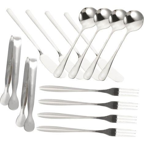 Set de Couteaux à Fromage Multifonctions Trancheur Beurre Fourchette Dessert Cuillère Mini Service Épandeur Ergonomique pour Cuisine et Apéritifs (1/5)