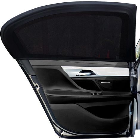 2 Pièces Pare-Soleil Voiture Bébé, pour fenêtre latérale de Voiture, Anti-moustiquaire pour bébé, Protection pour Enfants,pour 98% Toutes Les Voitures(12057CM)