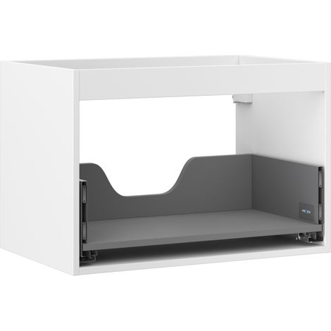Corps de meuble sous-vasque Mexen Box-A 70 cm, 1 tiroir, blanc mat - 91AX0-0700-470-1-01 (1/4)