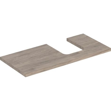 Placa de lavabo Geberit ONE, recortable a la derecha, para lavabo