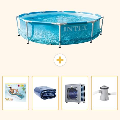Intex Piscine Tubulaire Ronde - 305x76 cm - 5-pièces S112 (1/5)