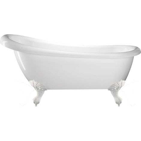 Freistehende Badewanne RICHMOND Adlerfüße WEISS 171