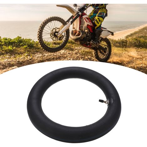 Chambre à air 2.50/2.75‑10 pour scooters 49cc, valve droite, en caoutchouc résistant (1/5)