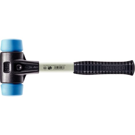 Maillet HALDER SIMPLEX TPE souple avec boîtier en fonte malléable renforcée et manche en fibre de verre - D=80 mm - 3701.080 (1/3)