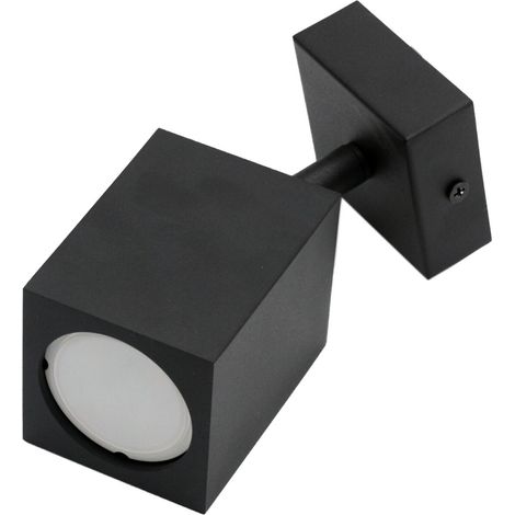 Lámpara de pared y techo Idealed Quantus ID-6101 GU10 negra (1/5)