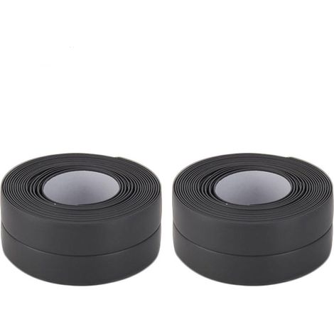 2 strisce per bagno, striscia autoadesiva impermeabile da 3,2 m3,8 cm, nastro sigillante autoadesivo in PVC per vasca da bagno, bagno, cucina, antimuffa, stuccatura (Bl (1/4)