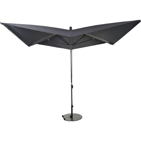 Ombrellone parasole HHG-344 3x3m alluminio antracite
