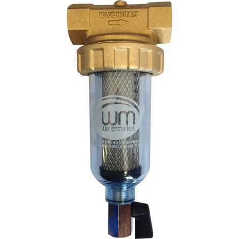 mini filtro per dissabbiatoricon scarico autolavante 3/4" - 1"