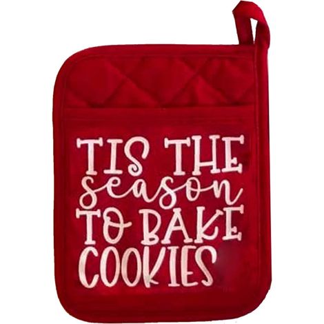 Support Pour Casseroles - Gant De Cuisine Imprimé Noël - 9,8 X 7,1 Pouces - Dos En Caoutchouc Antidérapant - 1 Pièce (1/5)