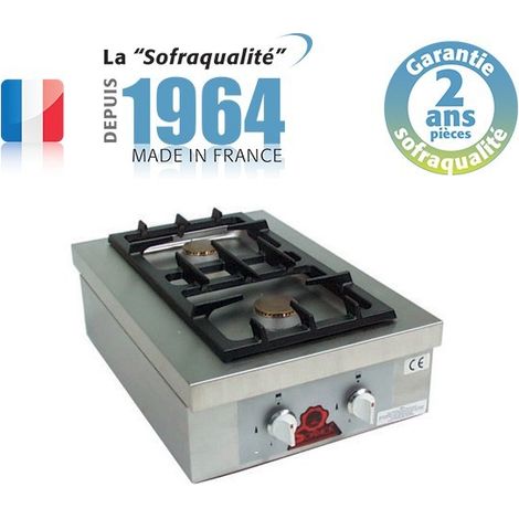 Réchaud Gaz Professionnel spécial traiteur - 2 feux - 6980 W - Sofraca