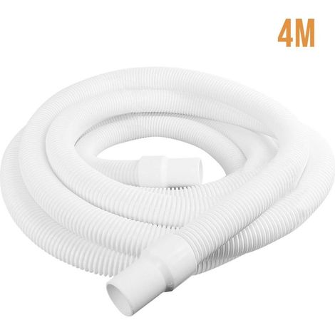 - Tuyau flottant 2 embouts pour piscine - Diam 38 mm - Blanc - 5 longueurs disponibles (1/2)