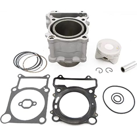 Cylinder liner for motorcycles, compatible with cylinder pistons of the Yamaha Kodiak 400, YFM400 and Grizzly 400 models.