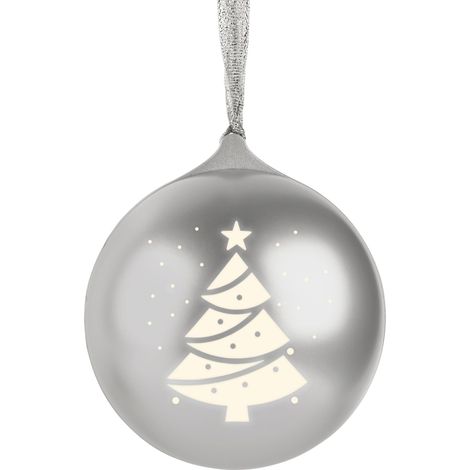 Enceinte bluetooth - BIGBEN - Format Boule de Noël - Argent (1/3)