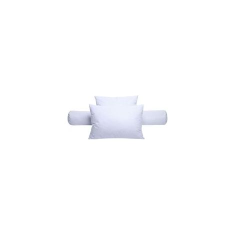 Dodo – Lot de 2 oreillers plumes 60 x 60 cm – Enveloppe 70% coton – Garnissage plumettes stérilisées – Confort ferme
