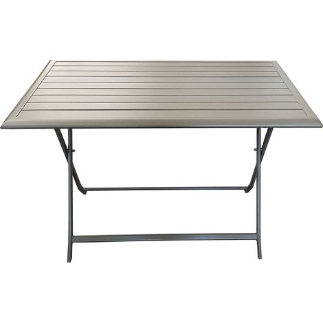 TAVOLO CM 110X70 IN METALLO TORTORA (1/2)