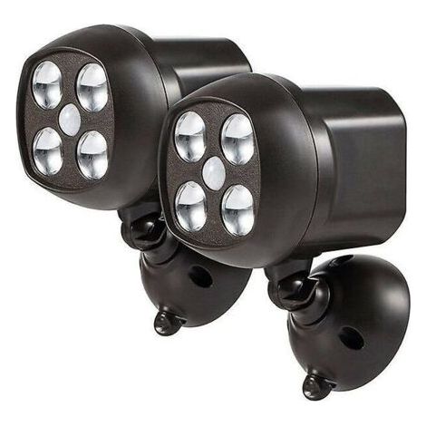 Détecteur de mouvement pour éclairage extérieur à LED Détecteur sans fil pour projecteur étanche