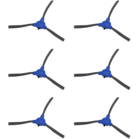 Lot 6 Brosses Latérales Rechange – Compatibles Eufy RoboVac 11S Max, 15C Max, 30C Max, G30 (1/5)