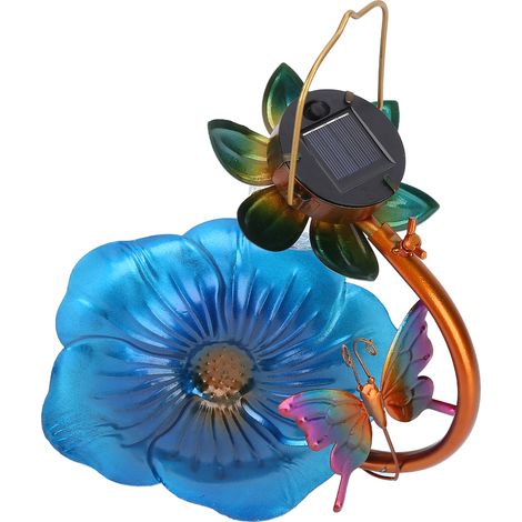 Mangeoire à oiseaux avec interrupteur automatique et système de suspension, étanche, écologique, décoration de jardin (1/5)