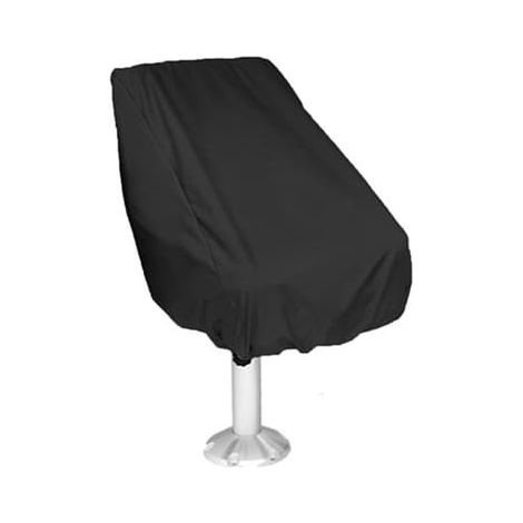 Housse de chaise de yacht - Tissu Oxford imperméable noir (1/5)