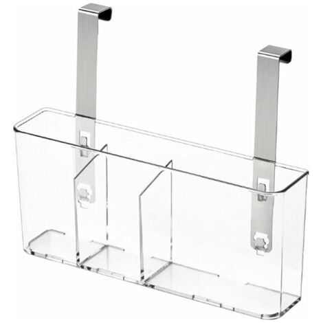Panier de Rangement pour Armoire de Cuisine sur Porte,Panier D'organisateur de Support de Rangement de Porte D'armoire,Solution de rRangement pour Cuisine et Salle de Bain (1/5)