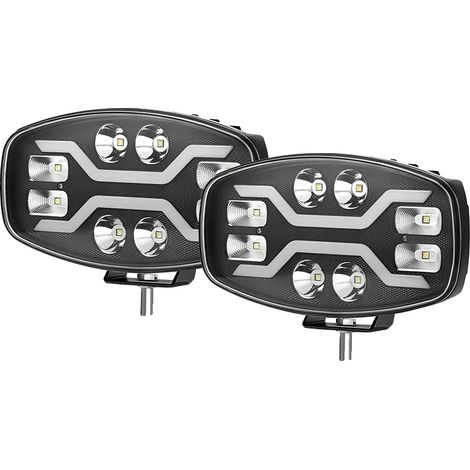 Luz LED, resistente al agua, duradera, 2 unidades (1/2)