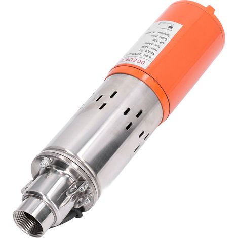 Pompe solaire immergée puits profond 24V, moteur cuivre, kit complet inox avec pompe à eau DC (1/5)