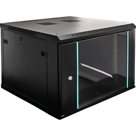 Armoire rack murale eprado-R19-9U/600-bleue (1/5)