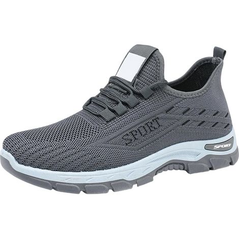 Zapatillas casuales de malla para hombre, ideales para primavera, verano y otoño. Zapatillas casuales de malla transpirables y ligeras. Zapatillas para caminar. Zapatillas deportivas casuales para hom (1/5)