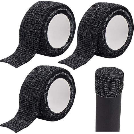 CCYKXA 4 Stück Stuhlbeinschoner, rutschfestes Klebeband, Bodenmöbelschutz, selbstklebende, kleberfreie Streifen, verhindern das Verrutschen von Stühlen und Tischen, geräuschlos, Schwarz