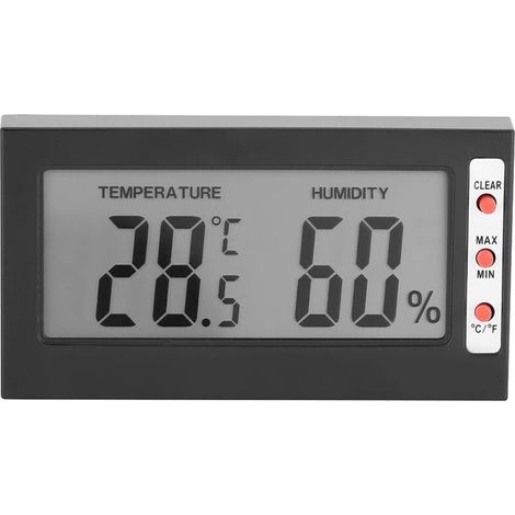 LCD numérique température humidité mètre Mini thermomètre numérique hygromètre capteur Mini LCD hygromètre pour maison bureau jardin serre (1/5)